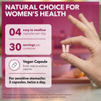 Intimate Rose Myo-Inositol & D-Chiro Inositol Supplement with Folate and Vitamin D - Support Hormonal Balance, Regular Cycles and Ovarian Health - 30-Day Supply - 40:1 Ratio Capsules