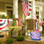 Muximud 4th of July Porch Goose Outfit, 23" Goose Statue Costume Set