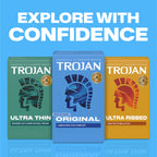 Trojan Original Latex Lubricated Condoms for Men, 36 Count