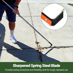 CKLT 58in Crack Weeder with Spring Steel L-Shaped Blade