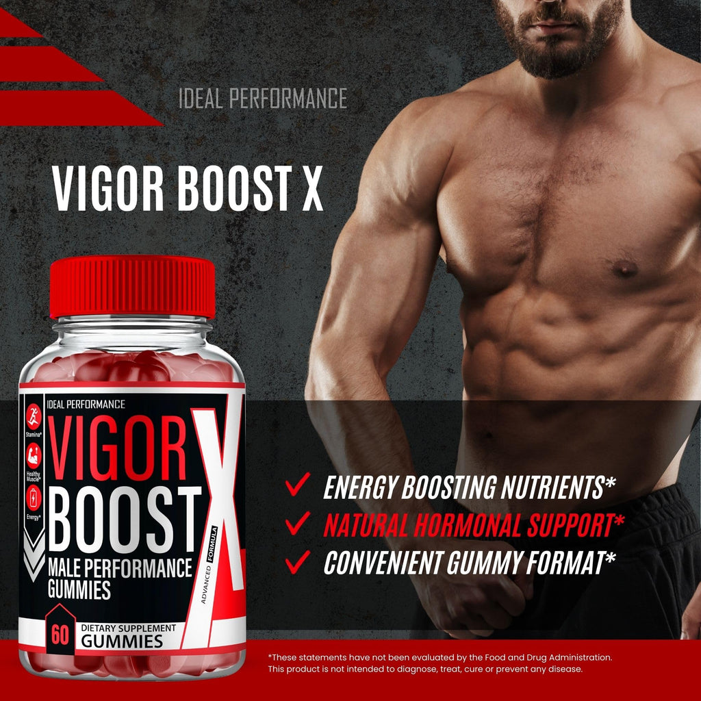 Vigor Boost Gummies, Vigor Boost for Men Supplement Pills - Maximum Strength Performance, All Natural Support Overall Health & Wellness, Premium VigorBoost Advanced Support Gummy Reviews (2 Pack)