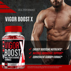 Vigor Boost Gummies, Vigor Boost for Men Supplement Pills - Maximum Strength Performance, All Natural Support Overall Health & Wellness, Premium VigorBoost Advanced Support Gummy Reviews (2 Pack)