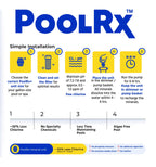 PoolRx Pool Unit #101066 6 Month Algaecide Treats 20k-30k gallons, Black