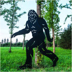 SRDJXY 7.4ft Bigfoot Outdoor Decor Metal Big Foot Sasquatch Gifts for Men Women Dad Bigfoot Silhouette Statues for Garden, Outside, Yard Art, Patio, Yard Display, Forests, Lawn Decorations