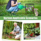 6 Packs Garden Plant Protectors from Animals,Metal Plant Cage, 11.8"x 12.6"