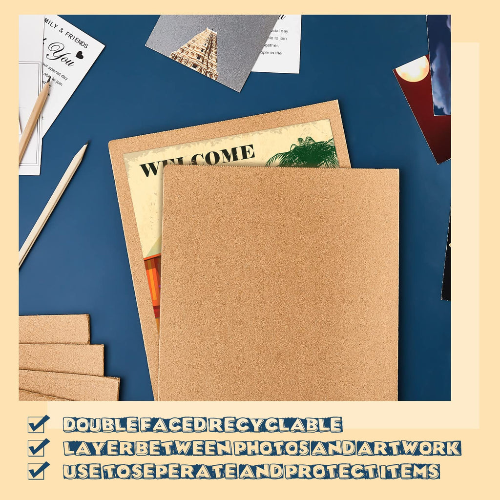 Henoyso 110 Pack 11 X 8.5 Inch Brown Cardboard Sheets