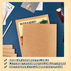 Henoyso 110 Pack 11 X 8.5 Inch Brown Cardboard Sheets
