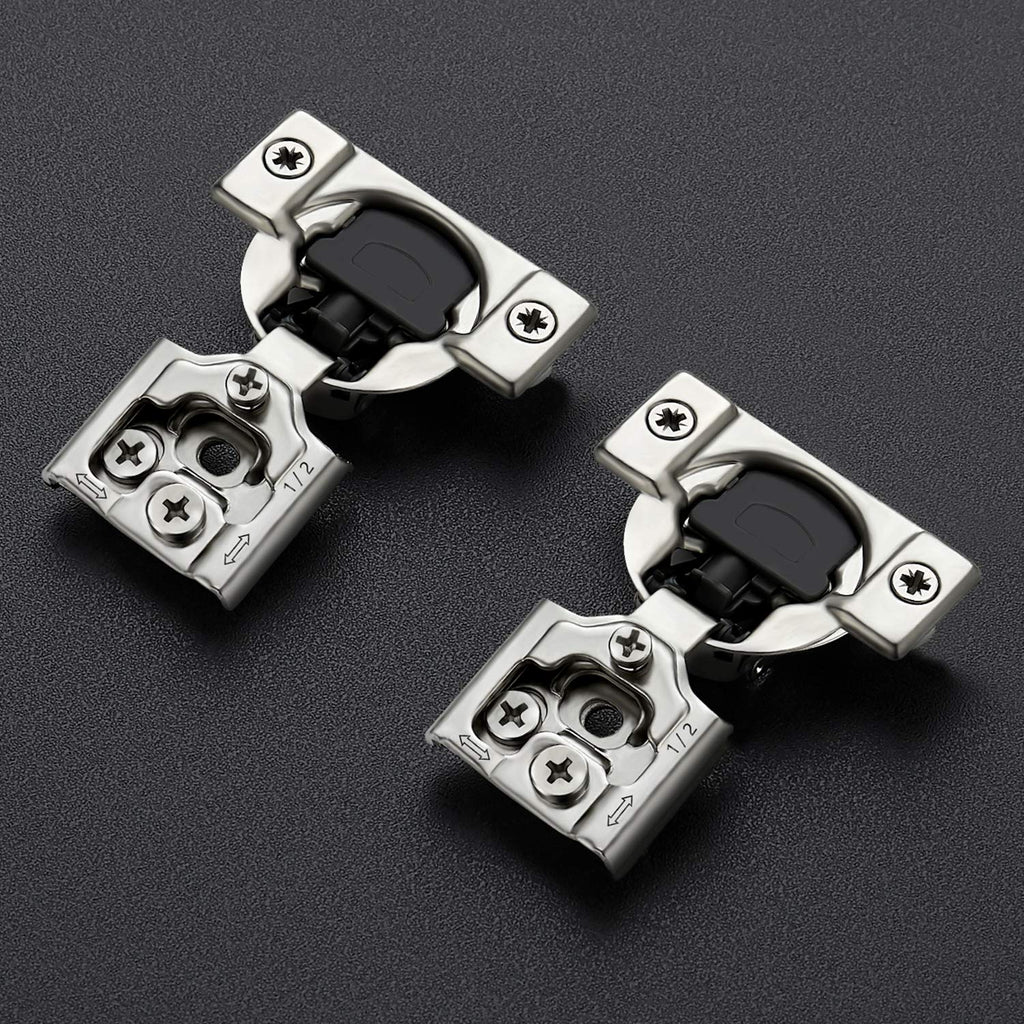 Ravinte 1/2 Inch Overlay Soft Close Hinge Kitchen Cabinet Hinges 50 Pack
