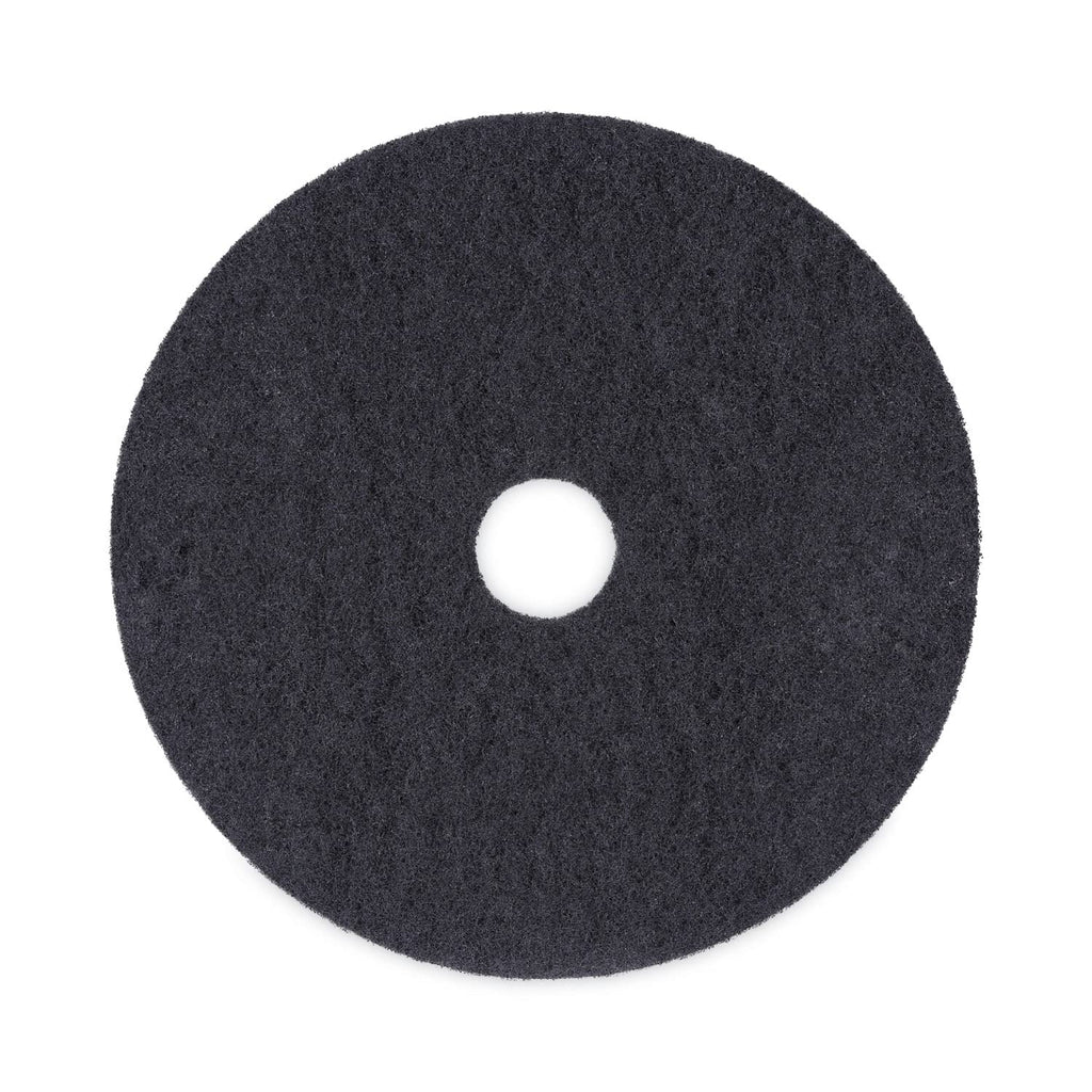 Boardwalk BWK4020BLA Standard Floor Pads, 20" Diameter, Black (Case of 5)