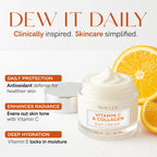 Skin 2.0 Vitamin C & Collagen Face Moisturizer – Hydrating Anti Aging Cream for Smooth & Radiant Skin, Firms & Revives Dull Complexion – Dermatologist Tested, Korean Skin Care, Clean Beauty – 2 Pack