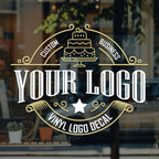 Custom Business Logo Decal for Walls & Windows, Personalize & Build Your Brand with Durable, Weather-Resistant, Waterproof Custom Stickers for Business Commercial Advertising, Home, Office & Corporate