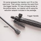 Dandelion Weeder Tool-Manual Weeder, Hand Weeder/Puller Alternative- Dandelion Illimination-Inject Root with Vinegar- Attach to Garden Sprayer-No Digging, Pulling, No Holes to Repair-Patent Pending