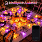 Smart Color Changing Christmas Halloween Tree Light String 66 FT 200 LED