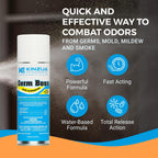 Germ Boss Odor Eliminator Fogger, Fresh, 6 oz, Covers 1,000 cu ft