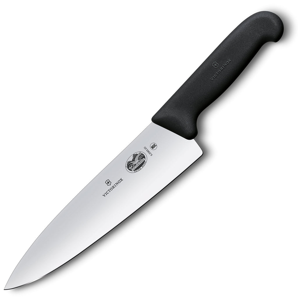 Victorinox Fibrox Pro 8 Inch Chef’s Knife, Dishwasher Safe, Black