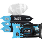 DUDE Wipes LiL' DUDE Flushable Water Wipes for Toddlers - Potty Training Toilet Safe (unlike nonflushable baby wipes) - 99% Water, Hypoallergenic for Sensitive Skin - Unscented, 4 Pack (168 Count).