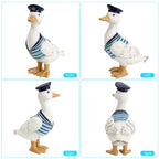 Duck Garden Decor Outdoor Porch Duck Statues Lawn Ornaments for Outside