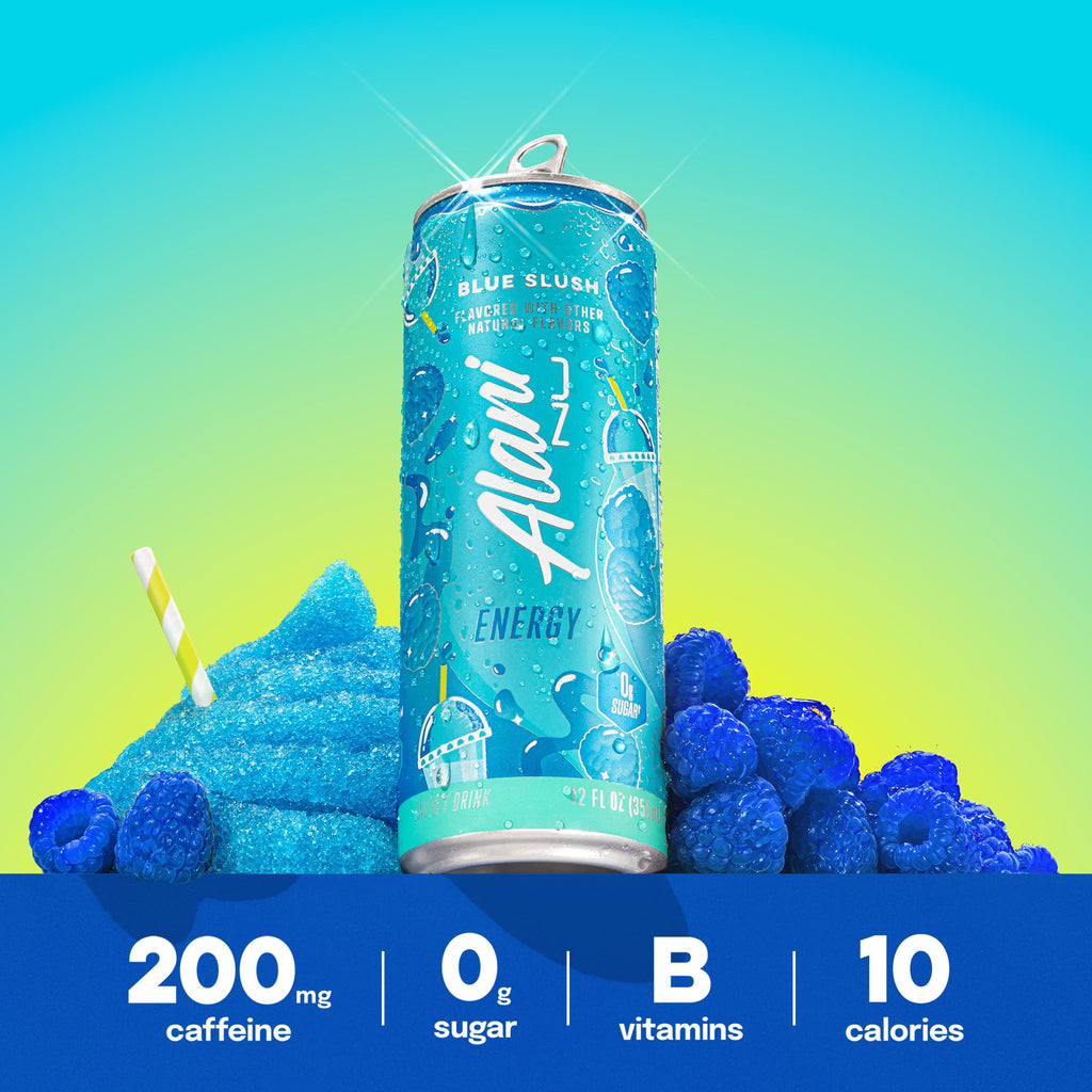 Alani Nu Blue Slush Sugar Free Energy Drink (Pack of 12)