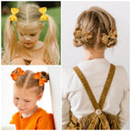 YHXX YLEN 80PCS 3Inch Hair Bows for Girls Grosgrain Ribbon Toddler Hair Bow