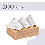 Mr. Pen- Adjustable Cardboard Corner Protectors, Fits 1", 1.5", 2.1" Frames, 100 Pack, Bulk Edge Protectors for Shipping, Paintings, Picture Frame, Packing Item Edge Protection
