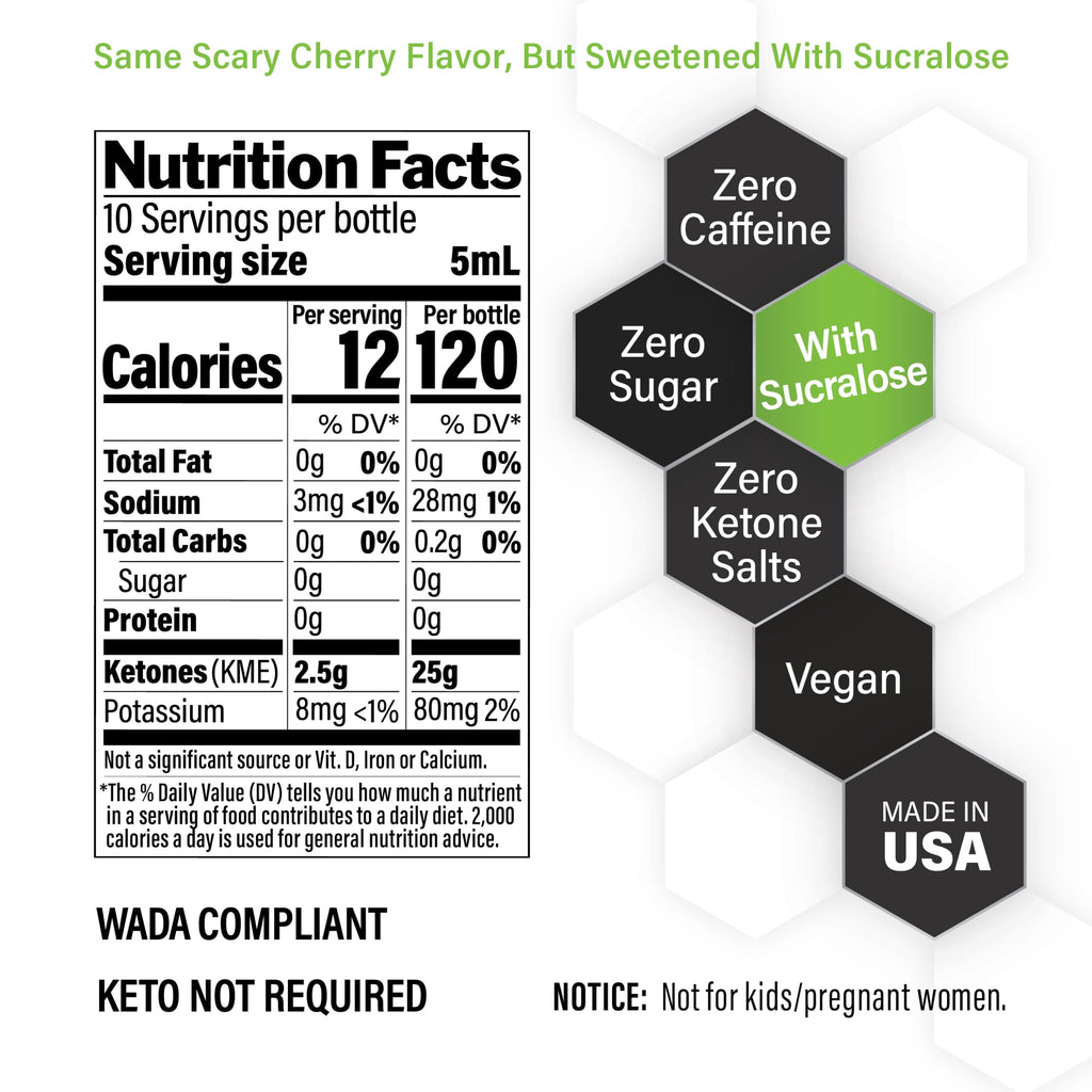 KetoneAid Ke4 with Sucralose | Ketone Ester Concentrate | 10 Servings Per Bottle (1 Count)