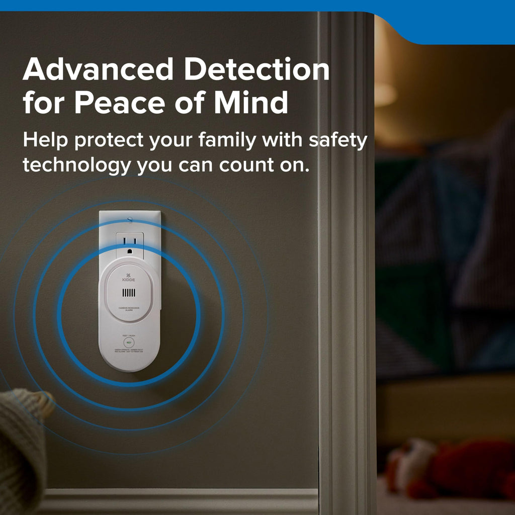 Kidde Carbon Monoxide Detector, Plug-in & AA Battery Backup, COP