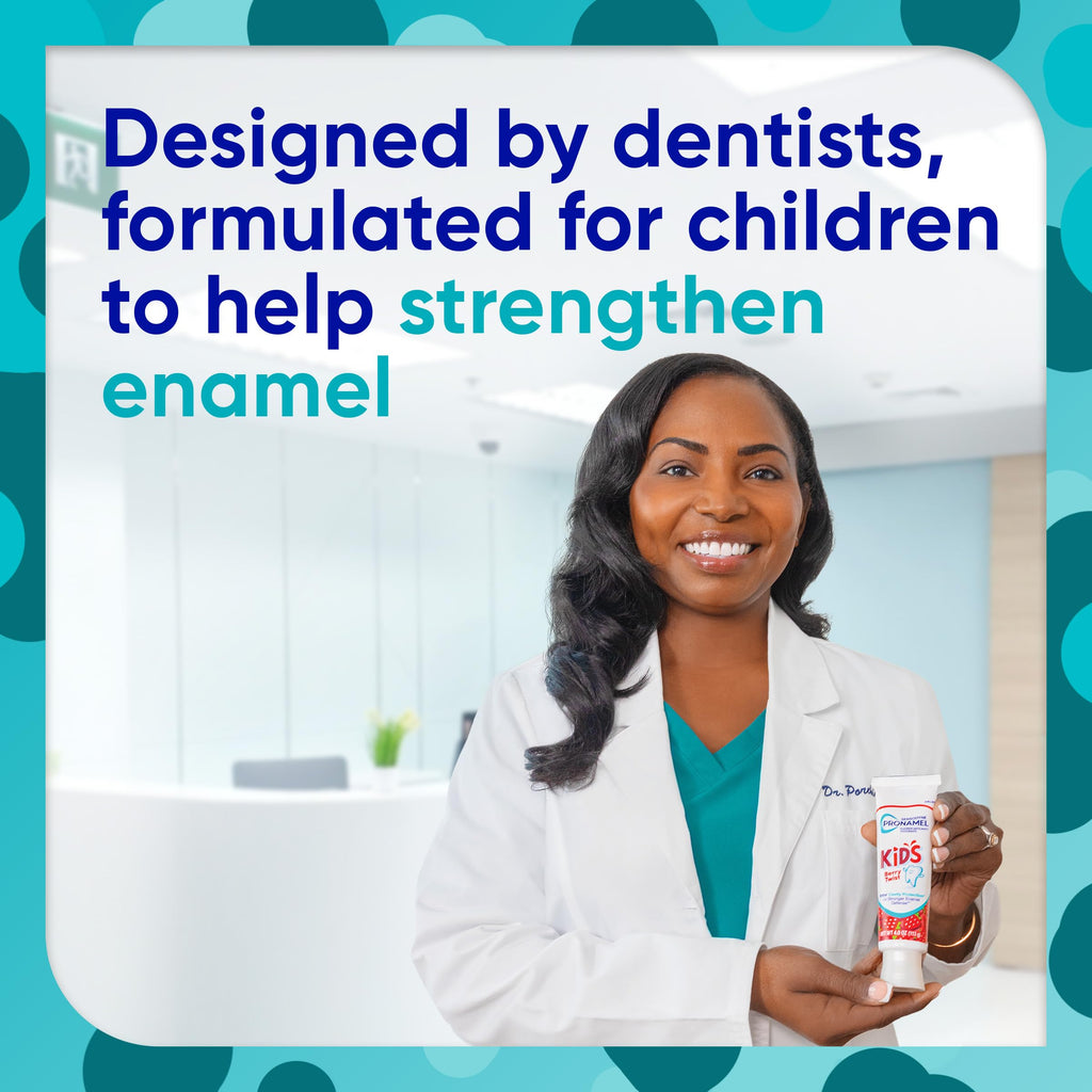 Sensodyne Pronamel Kids Toothpaste, Fluoride Anticavity Toothpaste, Cavity and Enamel Protection, for Ages 2+, Berry Twist Flavored, 4 oz (2 Pack)