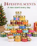 Candle Advent Calendar 2026, 24-Day Scented Candle Gift Set for Women