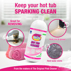 Quick N Brite Heavy Duty Hot Tub Cleaner Kit - Non-abrasive Cleaning Gel with Sponge and Cloth, 32 oz. (Packaging May Vary)
