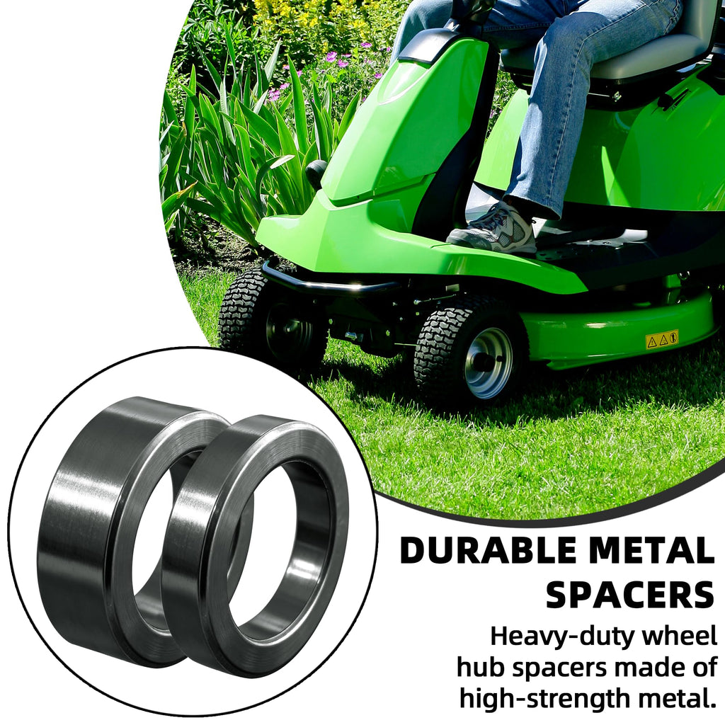 AR-PRO Wheel Hub Spacers – Metal 3/4" Axle Spacer Kit, Combo Pack with 4 x 1/2" and 4 x 1/4" Extension Sleeves for Lawn Tractors and Riding Mowers