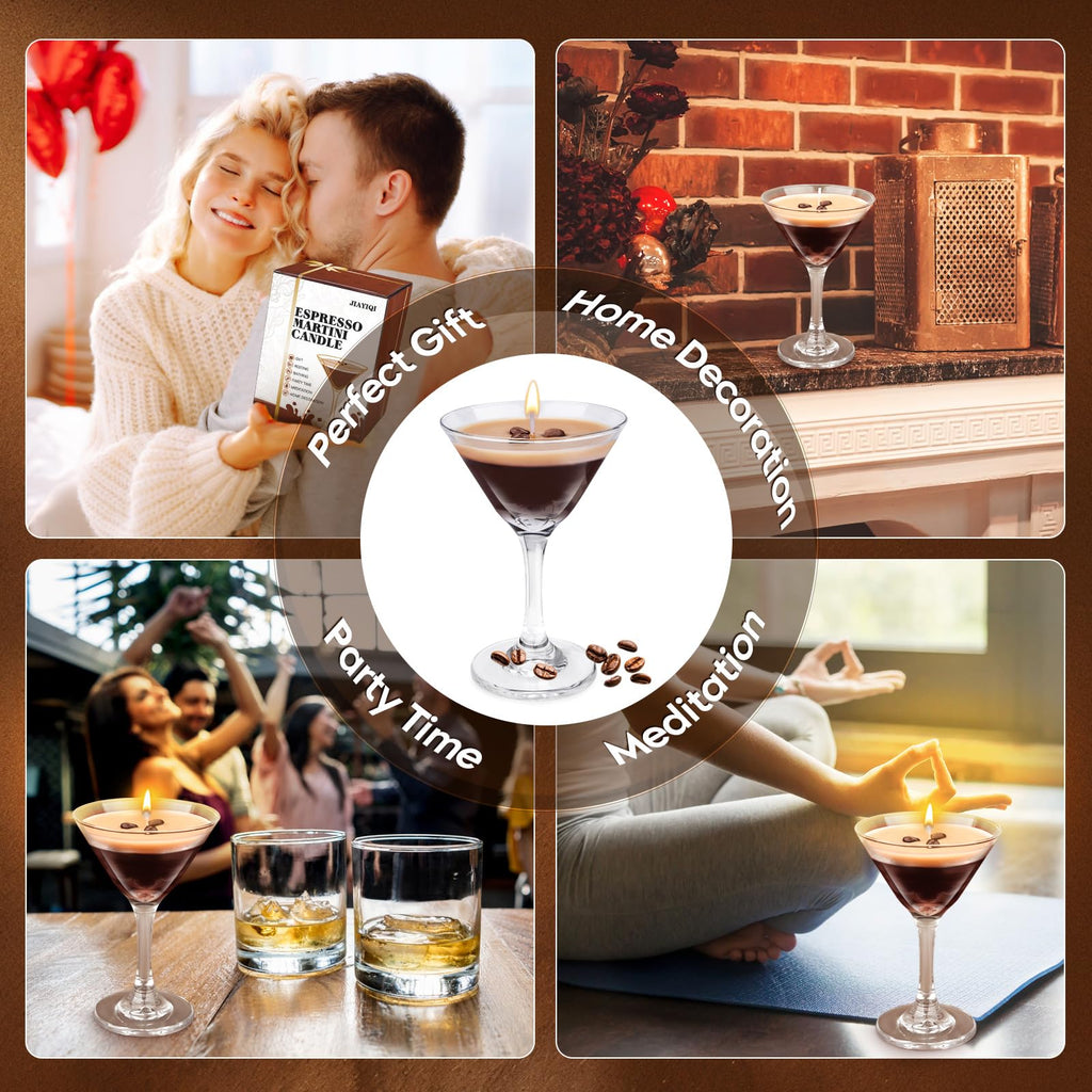 Espresso Martini Candle, Espresso Martini Gifts, Coffee Scented Candle