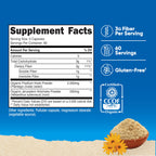 Nutricost Fiber Capsules with Prebiotic Fiber Supplement 300 Capsules - Made with Organic Psyllium Husk & Organic Jerusalem Artichoke, 60 Servings, Gluten Free, 3 G Per Serving