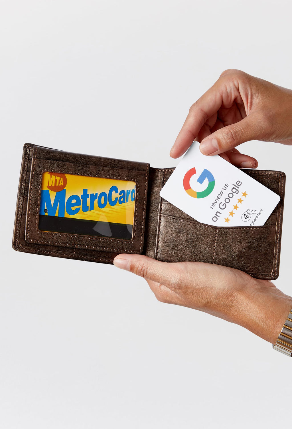 Google Review Tap Card - NFC and QR Code Card for Small Business, Get More Customer Reviews, Must Have for Office, Trade Shows & Vendor Booths, Essential Marketing Accessories and Supplies