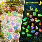 300 Pcs Mini Resin Animals Figurines, Mixed Tiny Resin Figures Bulk for Easter Egg Fillers Stuffers Fairy Garden Accessories Miniature Dollhouse Decorations DIY Slime Charms for Crafts Party Favors