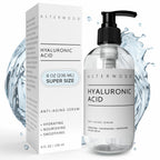 Asterwood Hyaluronic Acid Serum for Face - Plumping, Anti-Aging, Hydrating - Fragrance-Free - 8 Fl Oz