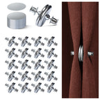 20Pairs Curtain Magnets, ZNJAVX Curtain Magnets Closure with 20pcs Self-Adhesive Patch – Strong Magnetic Curtain Clips to Keep Curtain Closed for Indoor Outdoor, Shower, Bedroom, Office