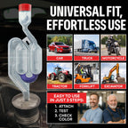 Combustion Leak + Head Gasket Test Kit - Over 100 Tests - Includes 8oz Leak-Detection Fluid, Tester + Nozzle - Made in USA - Detect Leaks Quickly For Most Engine Systems - Fuel, Boost, Coolant & More