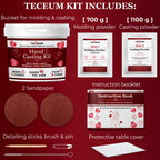 TECEUM Hand Casting Kit – Unique Gift for Couples, Family, Babies & Adults