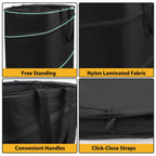 YUDI & GARDEN 19 Gallon Square Collapsible Yard Waste Bin