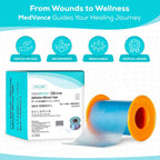 MedVance Silicone Adhesive Medical Tape, Scar Sheet, 2" x5' (1 Pack)