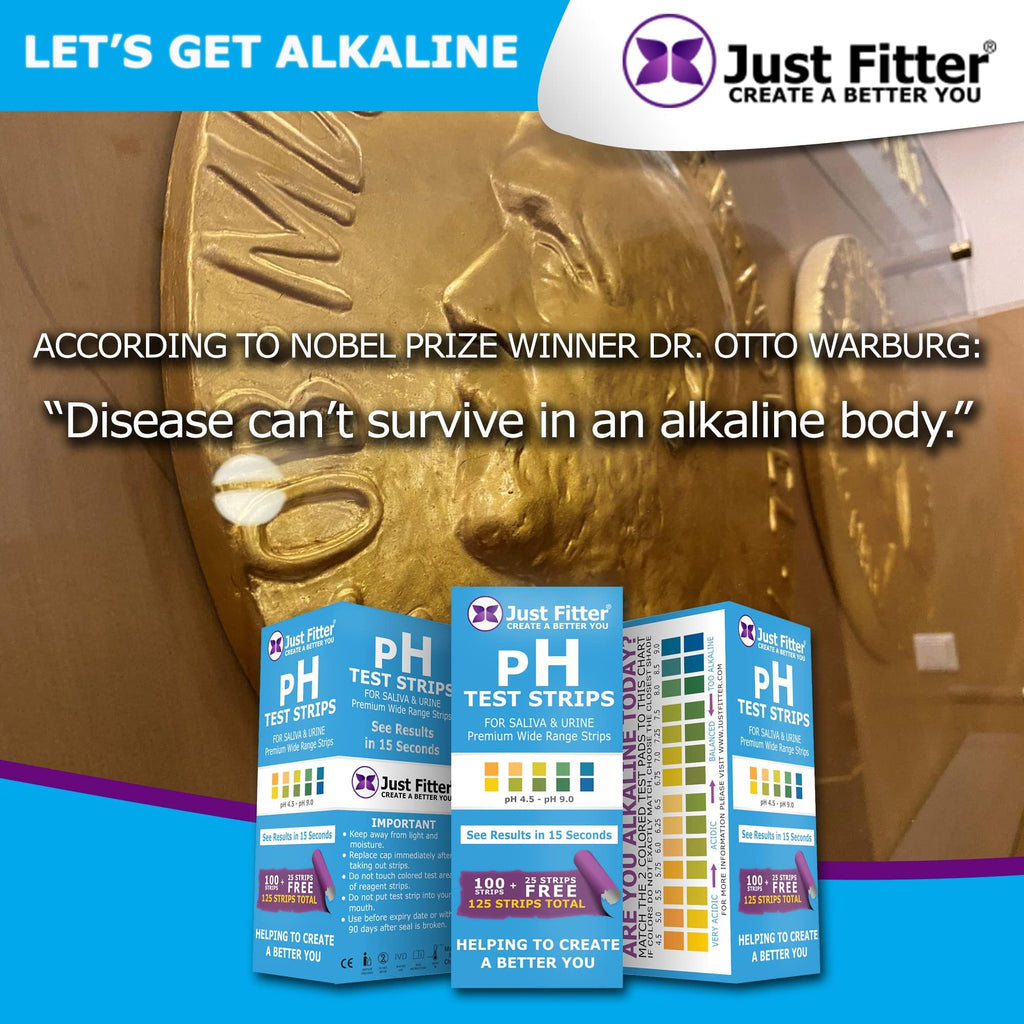 Just Fitter pH Test Strips for Testing Alkaline and Acid Levels in the Body. Track & Monitor Your pH Level Using Saliva and Urine. Get Highly Accurate Results in Seconds.