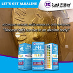 Just Fitter pH Test Strips for Testing Alkaline and Acid Levels in the Body. Track & Monitor Your pH Level Using Saliva and Urine. Get Highly Accurate Results in Seconds.