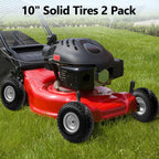 OEBYZWSL 10" 4.10/3.50-4 Flat Free Tire & Wheel, 5/8" Bearings, 2-Pack
