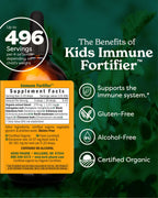 Herb Pharm Kids Certified-Organic Alcohol-Free Immune Fortifier Liquid Herbal Formula, 4 Ounce