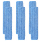 36" Microfiber Pad for Rubbermaid Commercial 36 Inch Mop Head - 6 Pack Replacement Wet & Dry Commercial Reusable Cleaning Mop Refills Fit for Any Microfiber Flat Mop System 36"