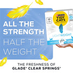 Purina Tidy Cats LightWeight Glade Clear Springs Litter, 17 lb