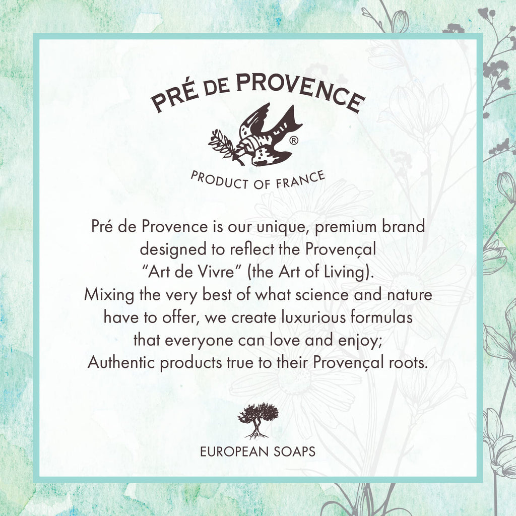 Pre de Provence Artisanal Soap Bar, Enriched with Organic Shea Butter, Natural French Skincare, Quad Milled for Rich Smooth Lather, 8.8 Ounce, Sandalwood