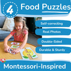 Preschool Learning Activities, Educational Books, Toddler Flashcards, Montessori Games, Picture Cards, Play Food for Toddlers 1-3, 1 Year Old Girl Gifts and Toys, 2 Year Old Girl Birthday Gift