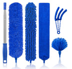 Dusters for Cleaning, Newliton Duster with Extension Pole Microfiber Ceiling Fan Cobweb Duster, Long Duster for High Ceilings Wall Refrigerator Appliance Baseboard Home Furniture Blinds