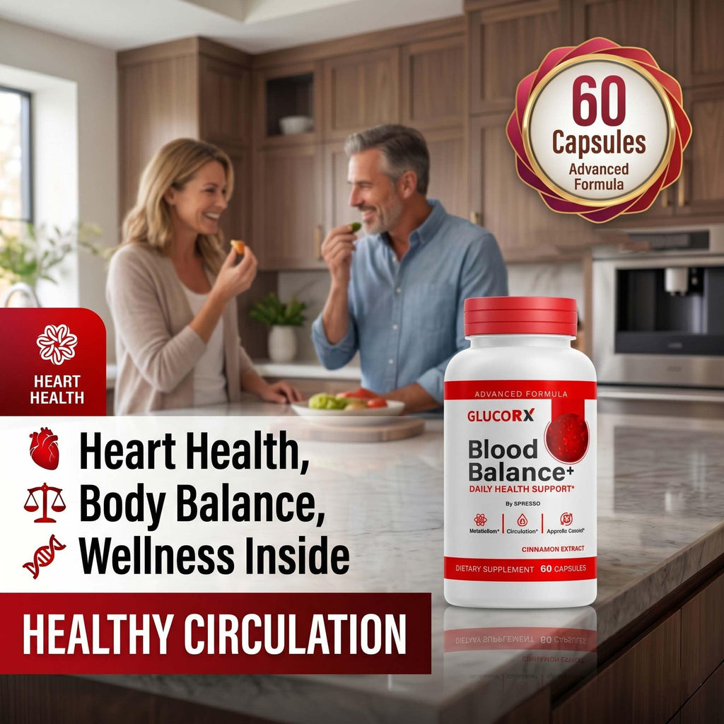 (2 Pack) GlucoRX Blood Balance Capsules, Official GlucoRX Supplement Pills with Premium Ingredients, Advanced Formula Support for Overall Health & Wellness Reviews (120 Capsules)